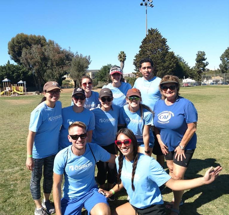 Group Photo at Ossur Running event